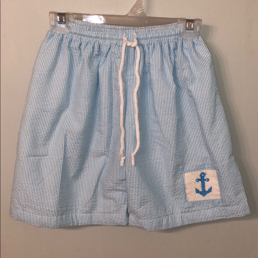 Boys Smocked Swim Trunks